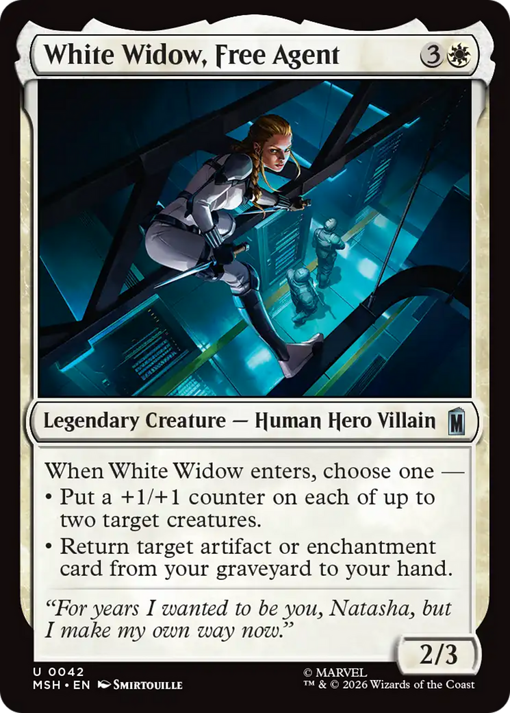 White Widow, Free Agent [Marvel Super Heroes] | Shuffle n Cut Hobbies & Games
