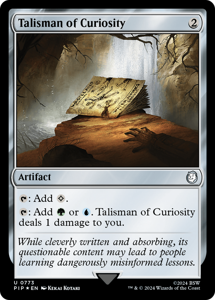 Talisman of Curiosity (Surge Foil) [Fallout] | Shuffle n Cut Hobbies & Games