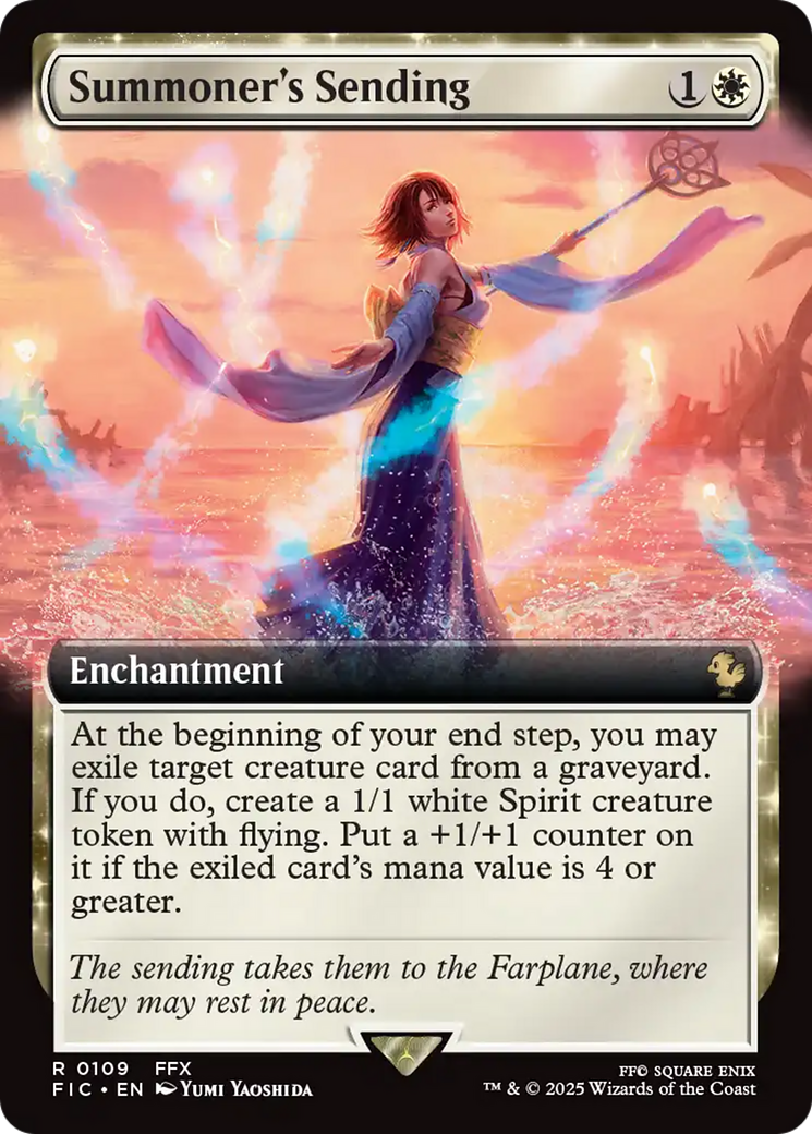 Summoner's Sending (Extended Art) [FINAL FANTASY Commander] | Shuffle n Cut Hobbies & Games