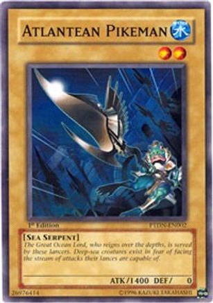 Atlantean Pikeman [PTDN-EN002] Common | Shuffle n Cut Hobbies & Games