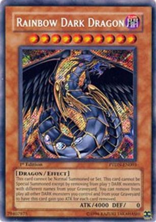 Rainbow Dark Dragon [PTDN-EN003] Secret Rare | Shuffle n Cut Hobbies & Games