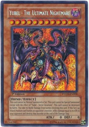Yubel - The Ultimate Nightmare [PTDN-EN008] Secret Rare | Shuffle n Cut Hobbies & Games