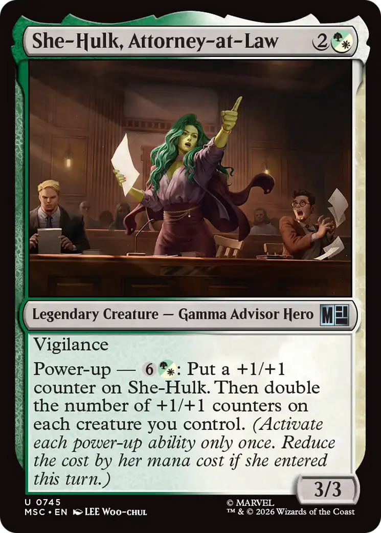 She-Hulk, Attorney-at-Law [Marvel Super Heroes Commander] | Shuffle n Cut Hobbies & Games
