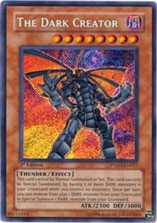 The Dark Creator [PTDN-EN017] Secret Rare | Shuffle n Cut Hobbies & Games