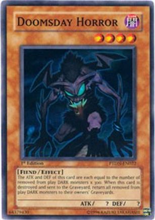 Doomsday Horror [PTDN-EN022] Super Rare | Shuffle n Cut Hobbies & Games