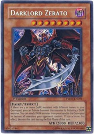 Darklord Zerato [PTDN-EN081] Secret Rare | Shuffle n Cut Hobbies & Games
