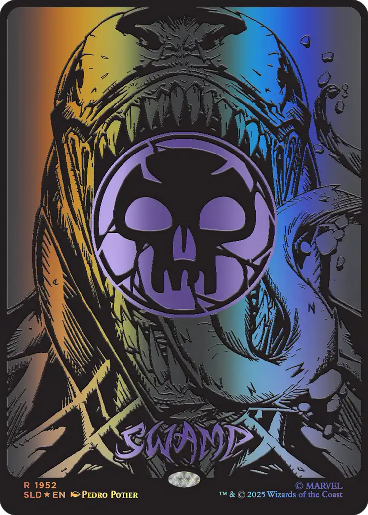 Swamp (1952) (Raised Foil) [Secret Lair Drop Series] | Shuffle n Cut Hobbies & Games