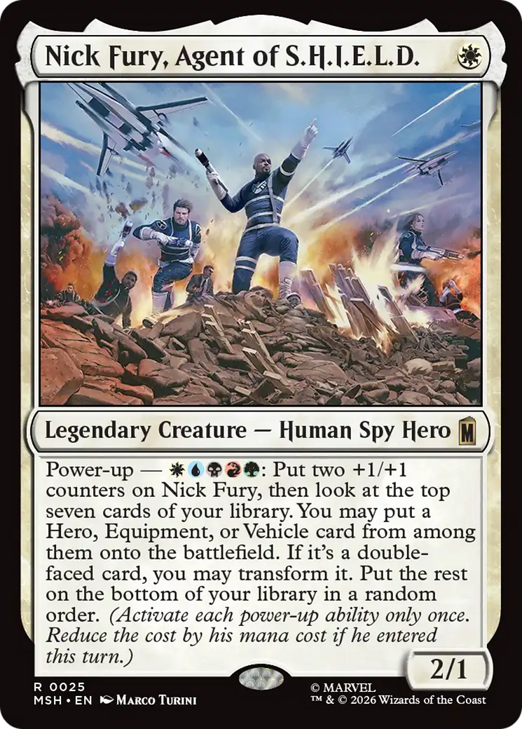 Nick Fury, Agent of S.H.I.E.L.D. [Marvel Super Heroes] | Shuffle n Cut Hobbies & Games