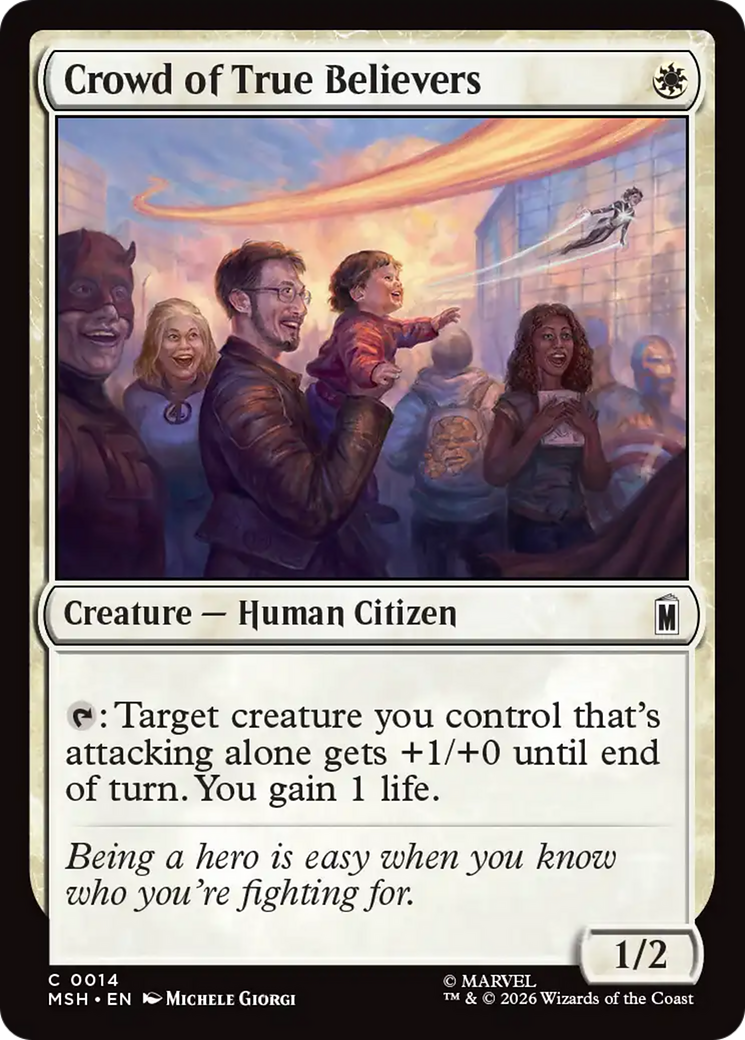 Crowd of True Believers [Marvel Super Heroes] | Shuffle n Cut Hobbies & Games