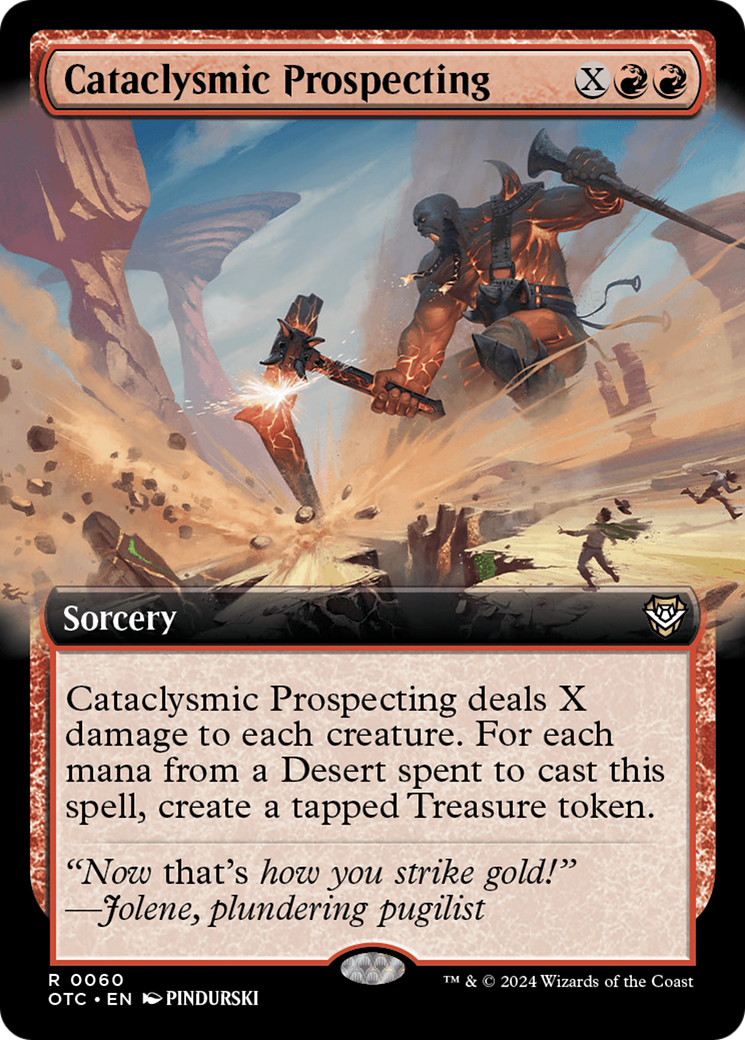 Cataclysmic Prospecting (Extended Art) [Outlaws of Thunder Junction Commander] | Shuffle n Cut Hobbies & Games