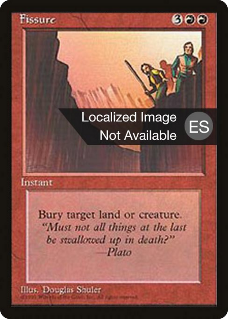 Fissure [Fourth Edition Foreign Black Border] | Shuffle n Cut Hobbies & Games