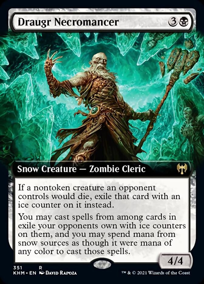 Draugr Necromancer (Extended Art) [Kaldheim] | Shuffle n Cut Hobbies & Games