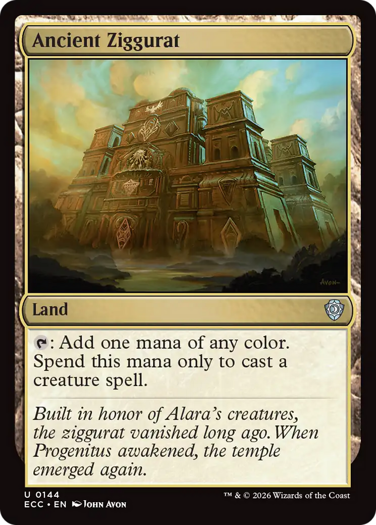 Ancient Ziggurat [Lorwyn Eclipsed Commander] | Shuffle n Cut Hobbies & Games