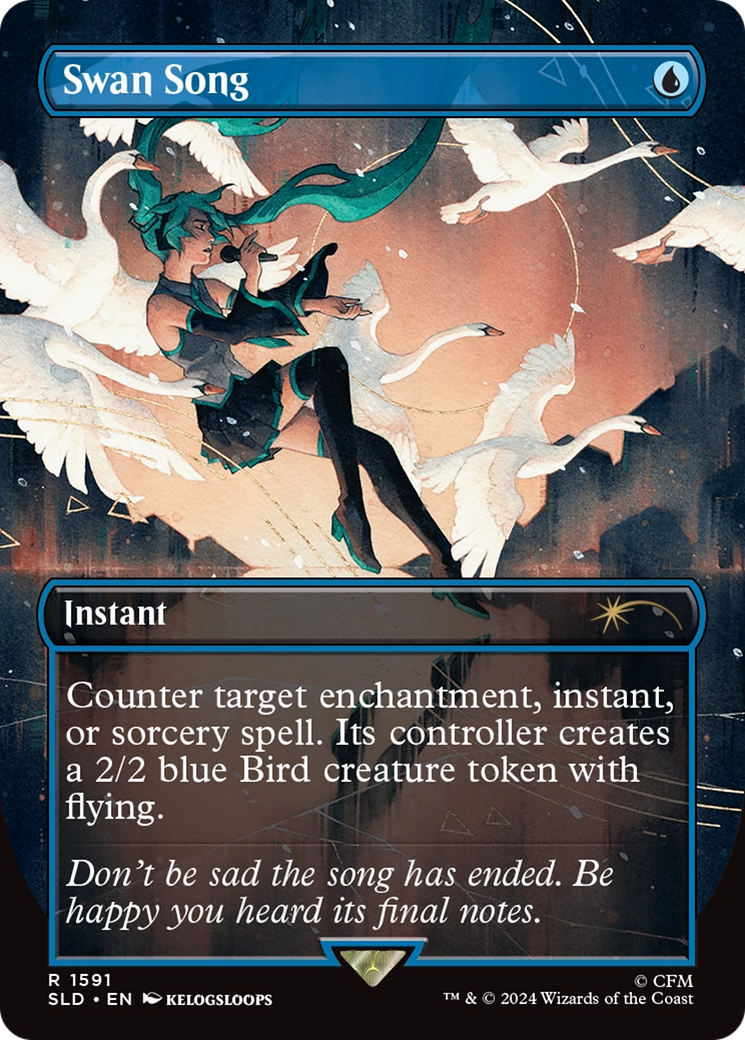 Swan Song (1591) [Secret Lair Drop Series] | Shuffle n Cut Hobbies & Games