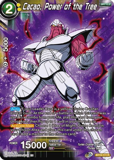 Cacao, Power of the Tree (BT15-111) [Saiyan Showdown] | Shuffle n Cut Hobbies & Games