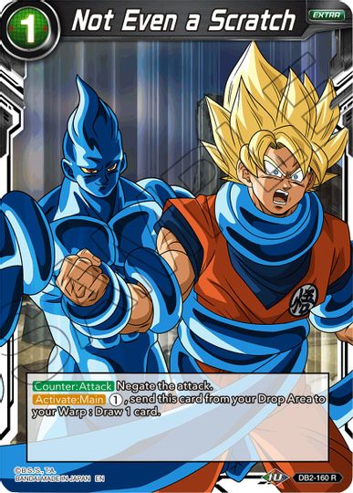 Not Even a Scratch (Event Pack 08) (DB2-160) [Tournament Promotion Cards] | Shuffle n Cut Hobbies & Games