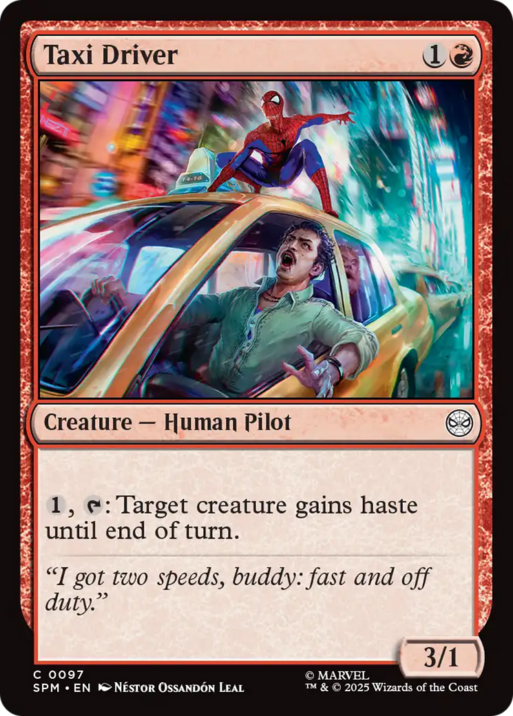 Taxi Driver [Marvel's Spider-Man] | Shuffle n Cut Hobbies & Games