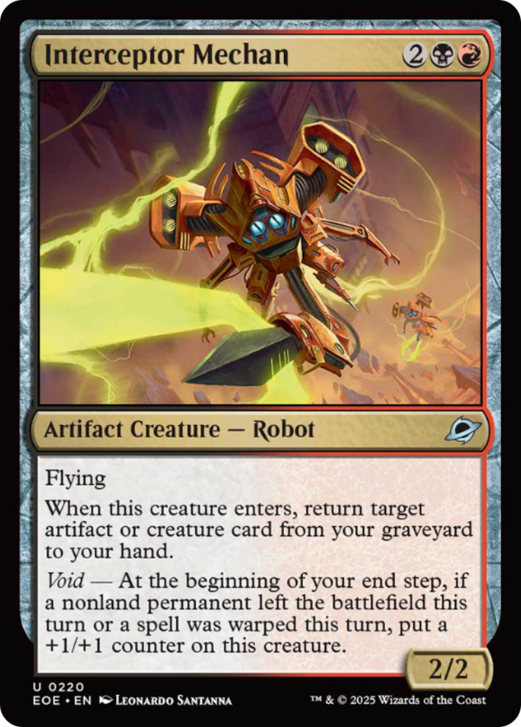 Interceptor Mechan [Edge of Eternities] | Shuffle n Cut Hobbies & Games