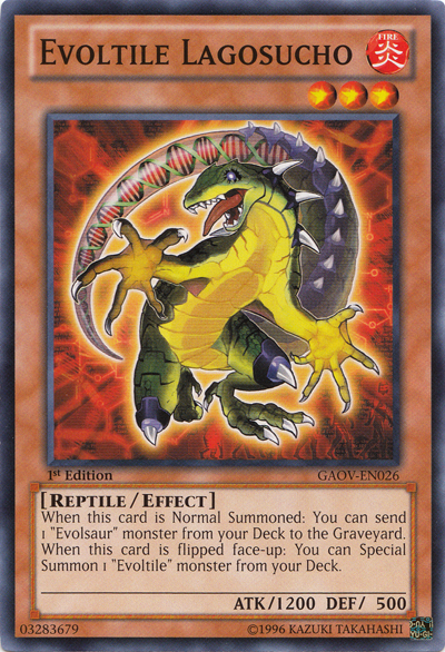 Evoltile Lagosucho [GAOV-EN026] Common | Shuffle n Cut Hobbies & Games
