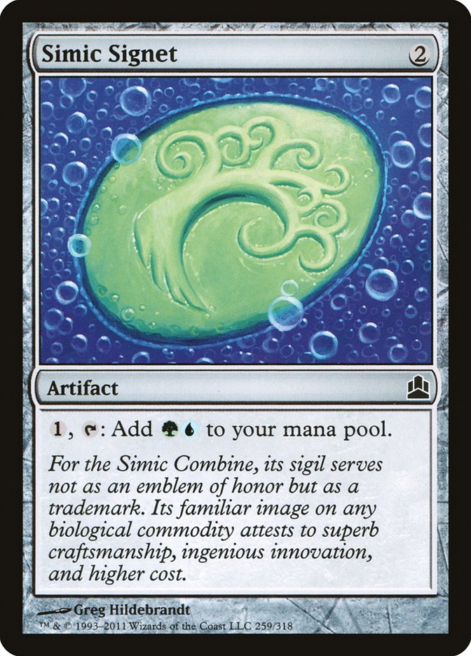 Simic Signet [Commander 2011] | Shuffle n Cut Hobbies & Games