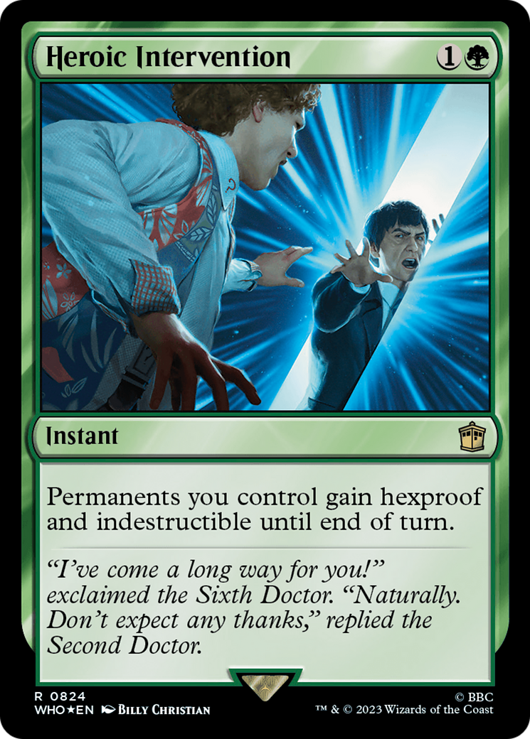 Heroic Intervention (Surge Foil) [Doctor Who] | Shuffle n Cut Hobbies & Games