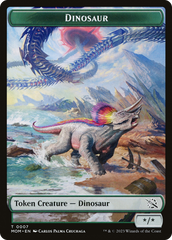 Citizen // Dinosaur Double-Sided Token [The List] | Shuffle n Cut Hobbies & Games