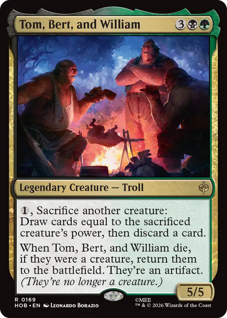 Tom, Bert, and William [The Hobbit] | Shuffle n Cut Hobbies & Games
