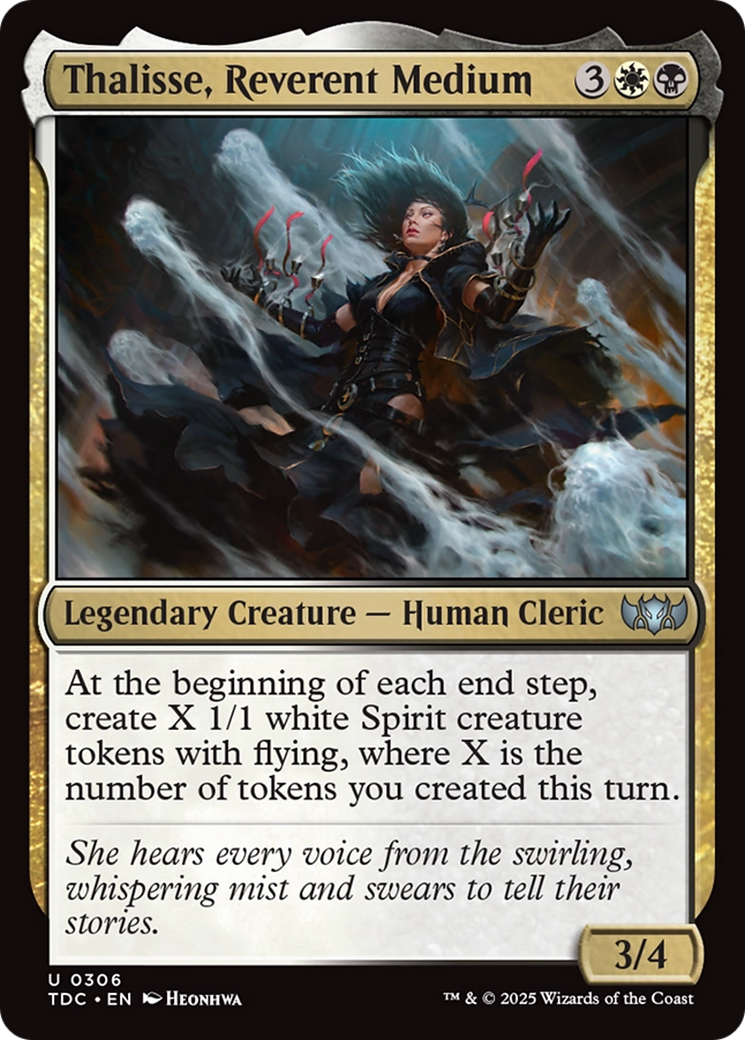 Thalisse, Reverent Medium [Tarkir: Dragonstorm Commander] | Shuffle n Cut Hobbies & Games