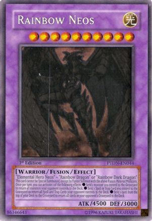 Rainbow Neos [PTDN-EN044] Ghost Rare | Shuffle n Cut Hobbies & Games