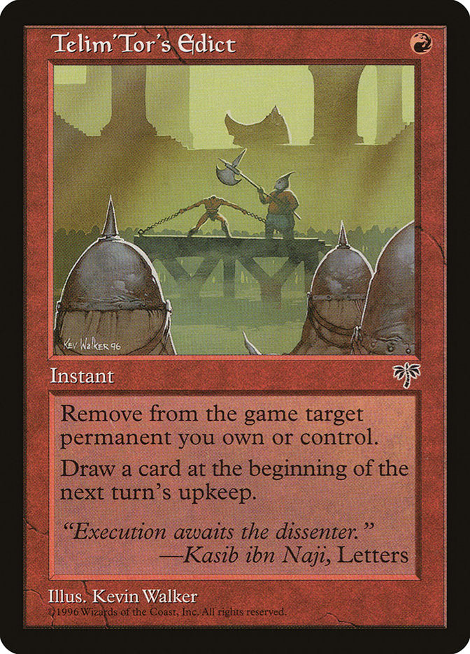 Telim'Tor's Edict [Mirage] | Shuffle n Cut Hobbies & Games
