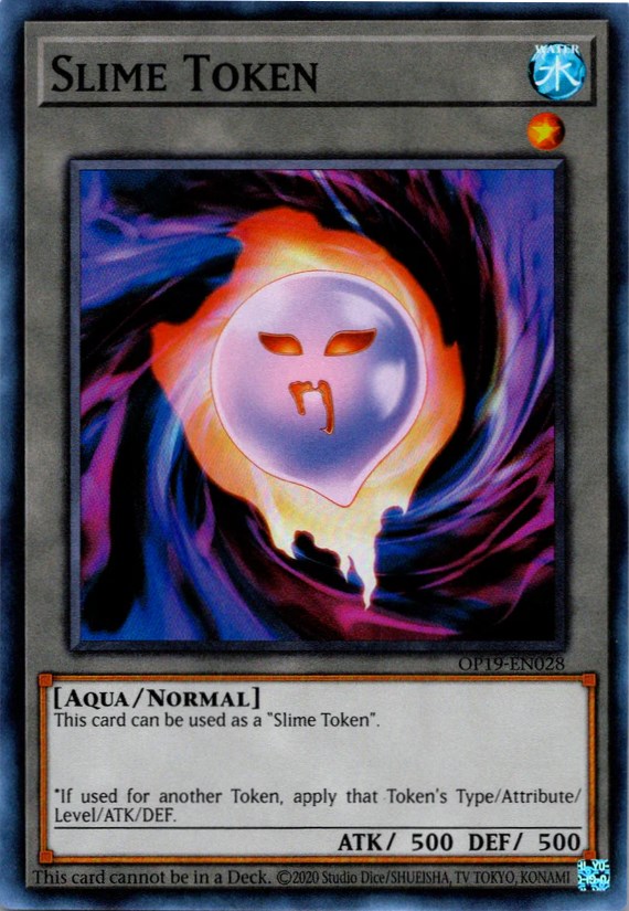 Slime Token [OP19-EN028] Super Rare | Shuffle n Cut Hobbies & Games