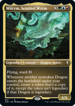 Miirym, Sentinel Wyrm (Foil Etched) [Commander Legends: Battle for Baldur's Gate] | Shuffle n Cut Hobbies & Games