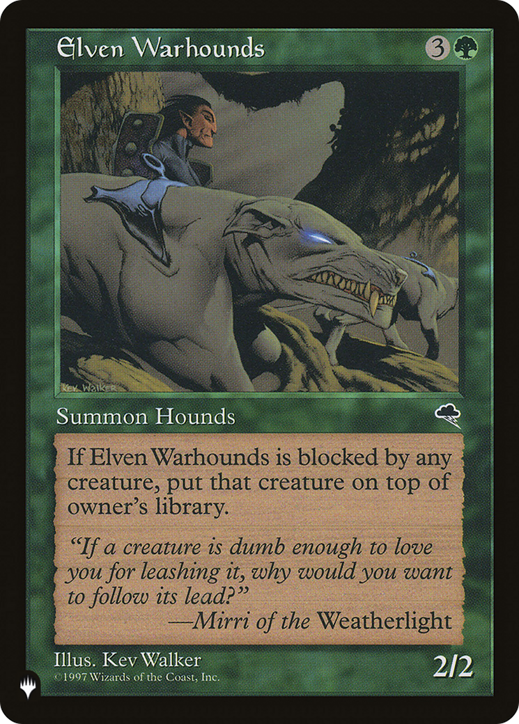 Elven Warhounds [The List] | Shuffle n Cut Hobbies & Games