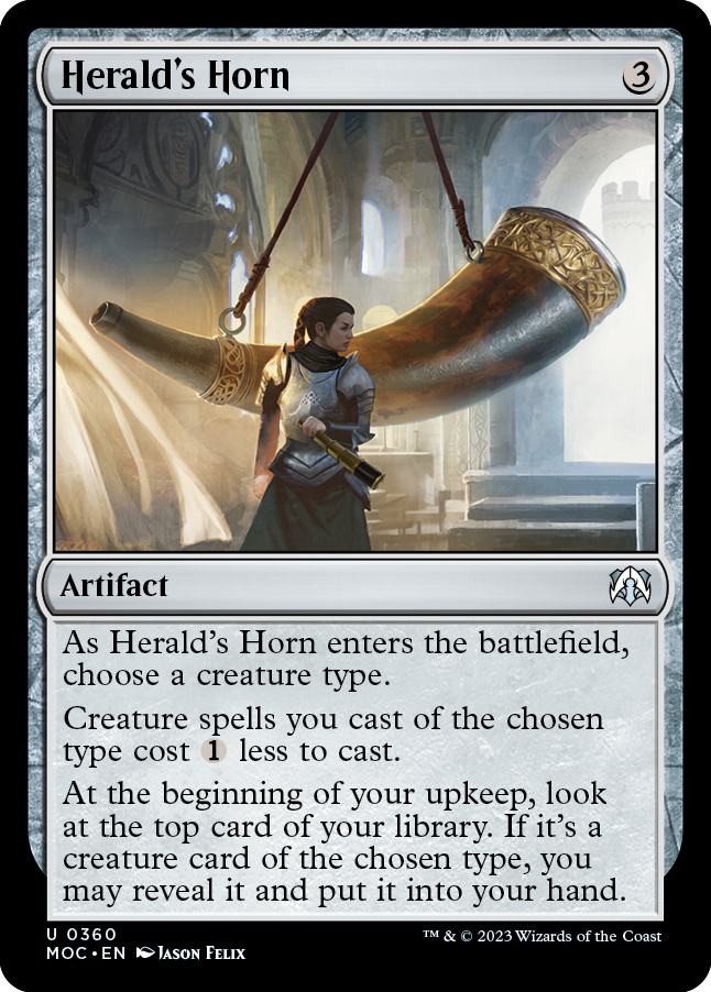 Herald's Horn [March of the Machine Commander] | Shuffle n Cut Hobbies & Games