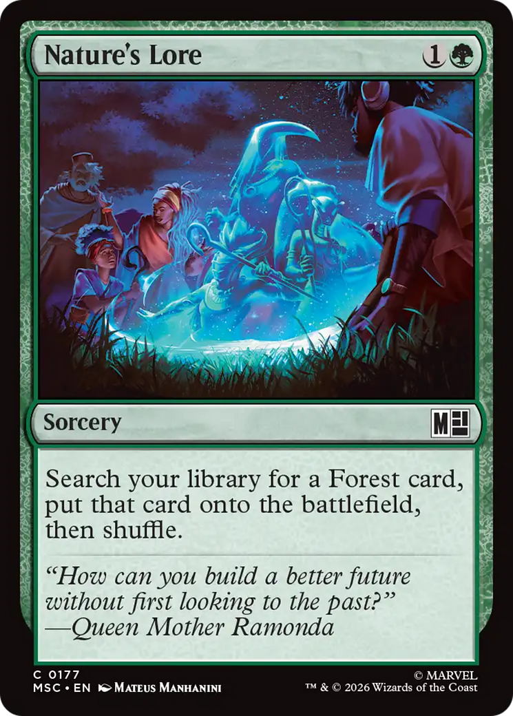 Nature's Lore [Marvel Super Heroes Commander] | Shuffle n Cut Hobbies & Games