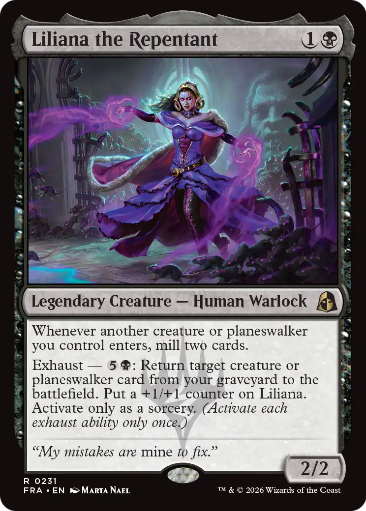Liliana the Repentant [Reality Fracture] | Shuffle n Cut Hobbies & Games