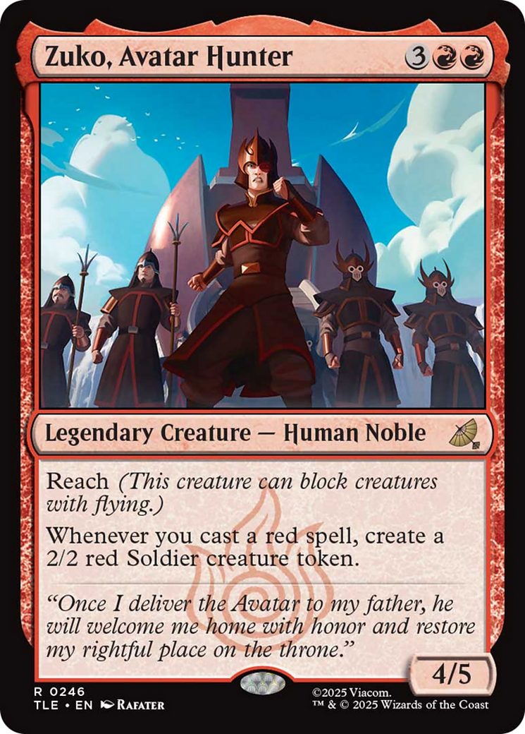 Zuko Tutorial Theme Card [Avatar: The Last Airbender: Eternal-Legal] | Shuffle n Cut Hobbies & Games
