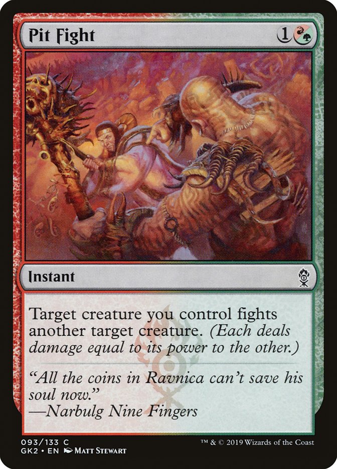 Pit Fight [Ravnica Allegiance Guild Kit] | Shuffle n Cut Hobbies & Games