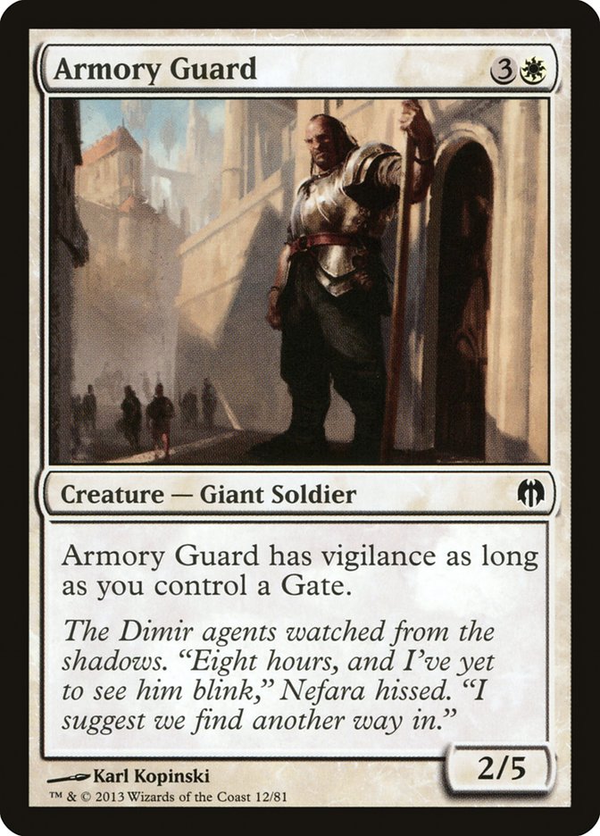 Armory Guard [Duel Decks: Heroes vs. Monsters] | Shuffle n Cut Hobbies & Games