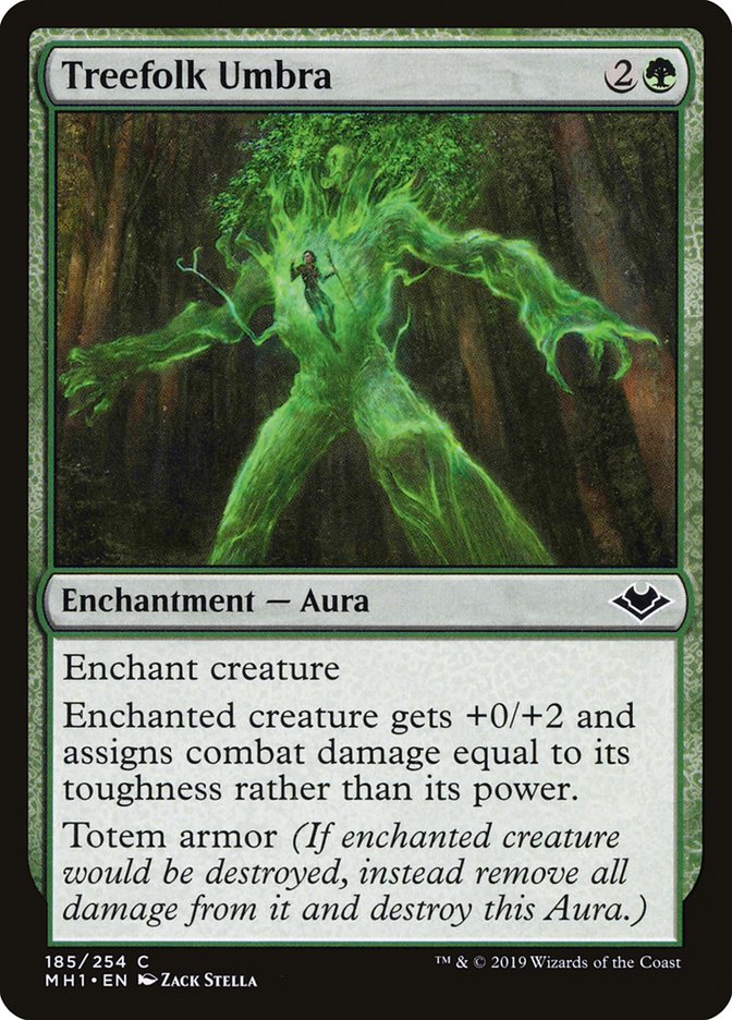 Treefolk Umbra [Modern Horizons] | Shuffle n Cut Hobbies & Games