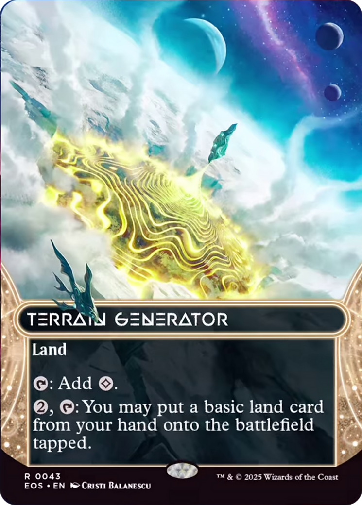 Terrain Generator (0043) (Borderless) [Edge of Eternities: Stellar Sights] | Shuffle n Cut Hobbies & Games