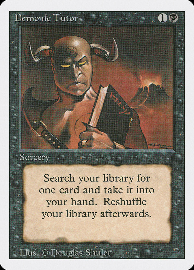 Demonic Tutor [Revised Edition] | Shuffle n Cut Hobbies & Games