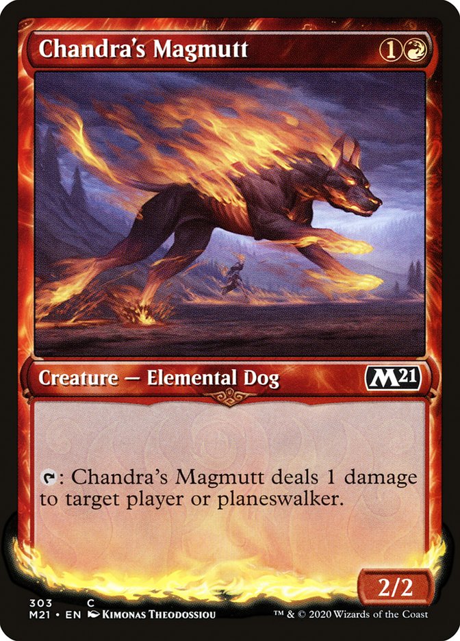 Chandra's Magmutt (Showcase) [Core Set 2021] | Shuffle n Cut Hobbies & Games