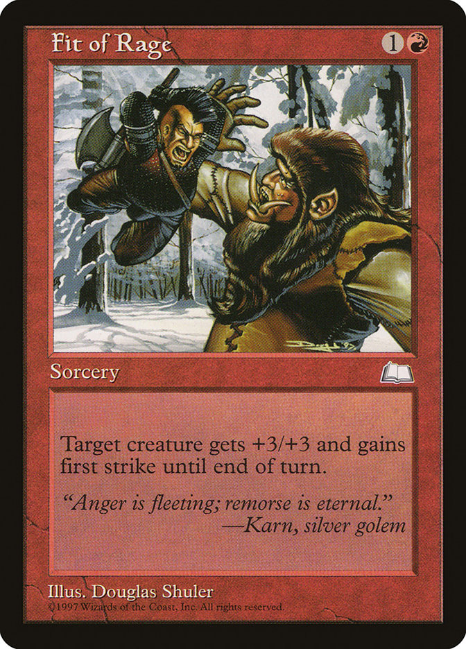 Fit of Rage [Weatherlight] | Shuffle n Cut Hobbies & Games