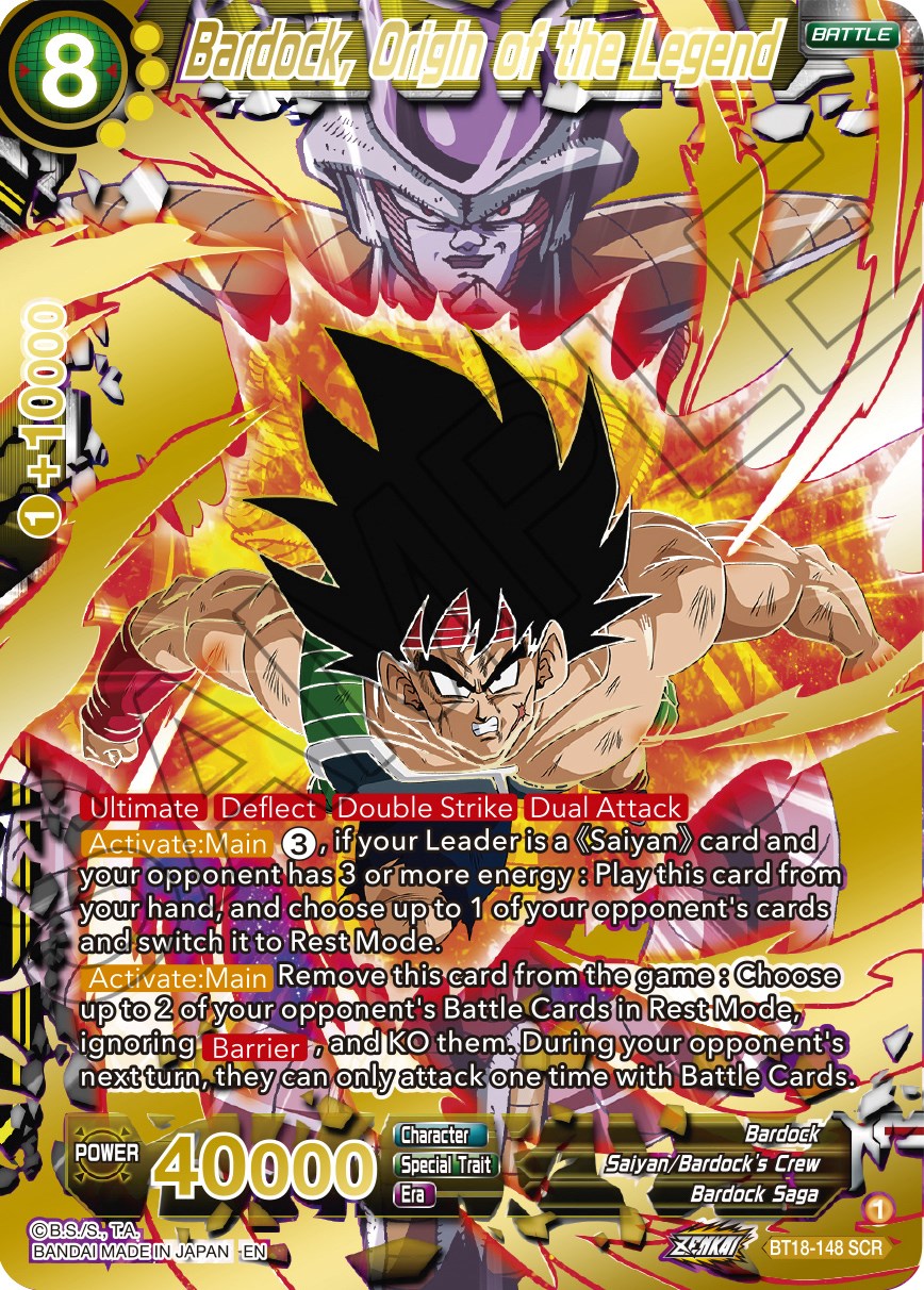 Bardock, Origin of the Legend (BT18-148) [Dawn of the Z-Legends] | Shuffle n Cut Hobbies & Games