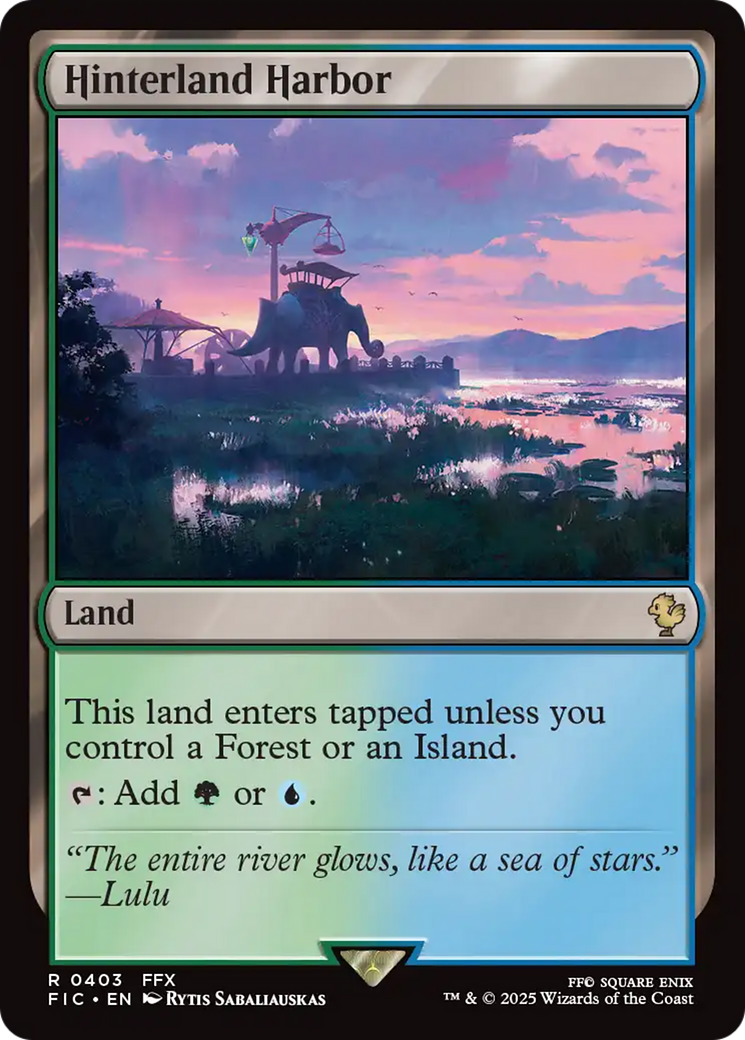 Hinterland Harbor [FINAL FANTASY Commander] | Shuffle n Cut Hobbies & Games
