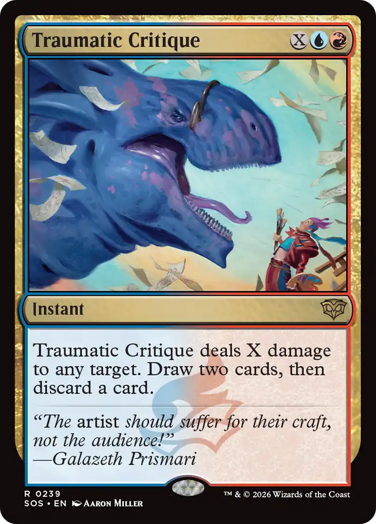 Traumatic Critique [Secrets of Strixhaven] | Shuffle n Cut Hobbies & Games
