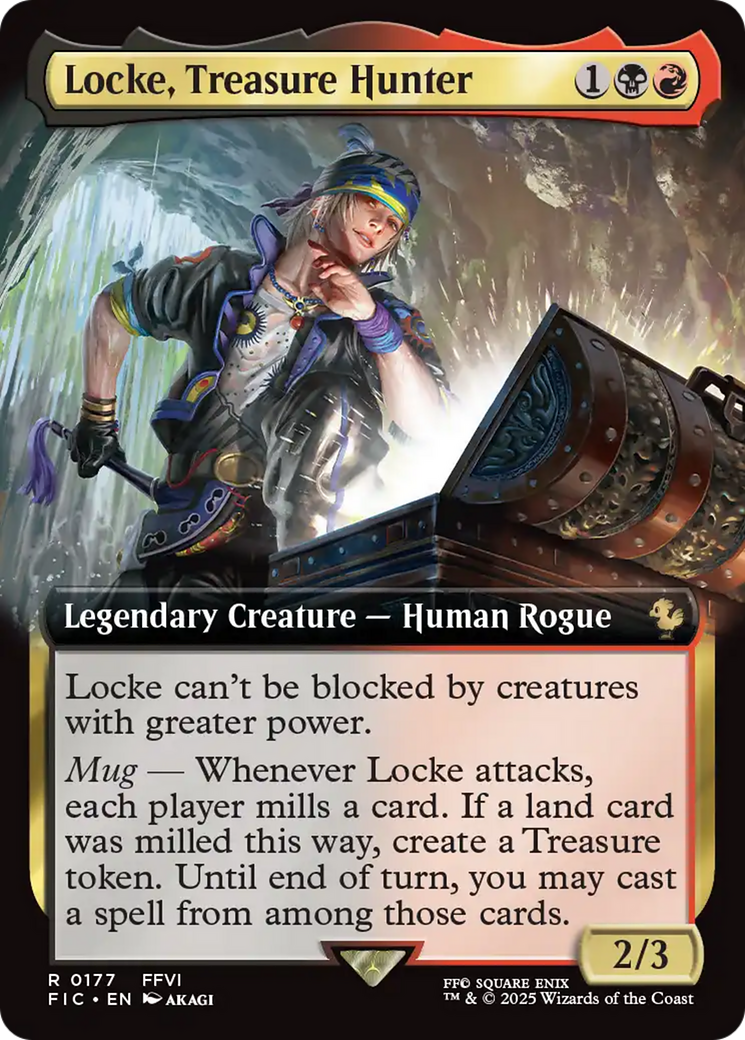 Locke, Treasure Hunter (Extended Art) [FINAL FANTASY Commander] | Shuffle n Cut Hobbies & Games