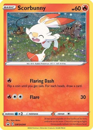 Scorbunny (SWSH244) [Sword & Shield: Black Star Promos] | Shuffle n Cut Hobbies & Games