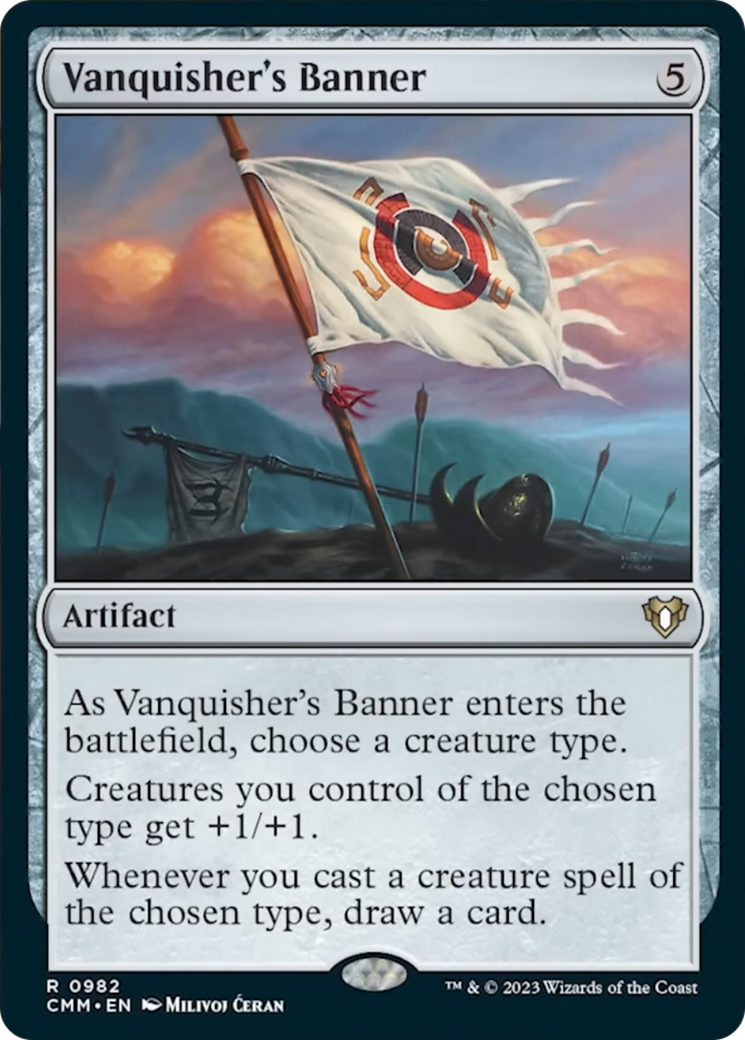 Vanquisher's Banner [Commander Masters] | Shuffle n Cut Hobbies & Games